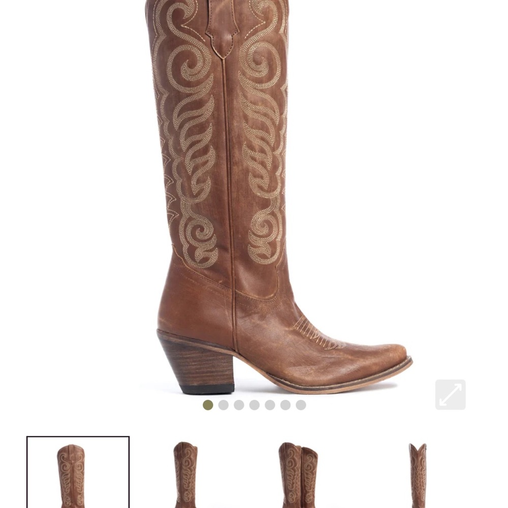 Myra Brown Western Leather Boots